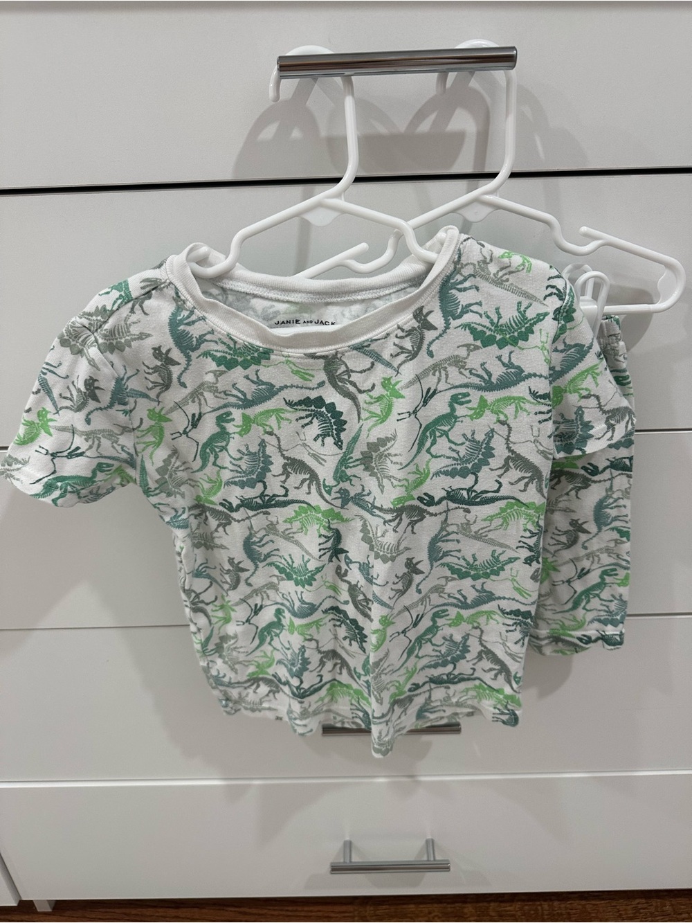 Janie and Jack Dinosaur Boys Pajamas Size 7